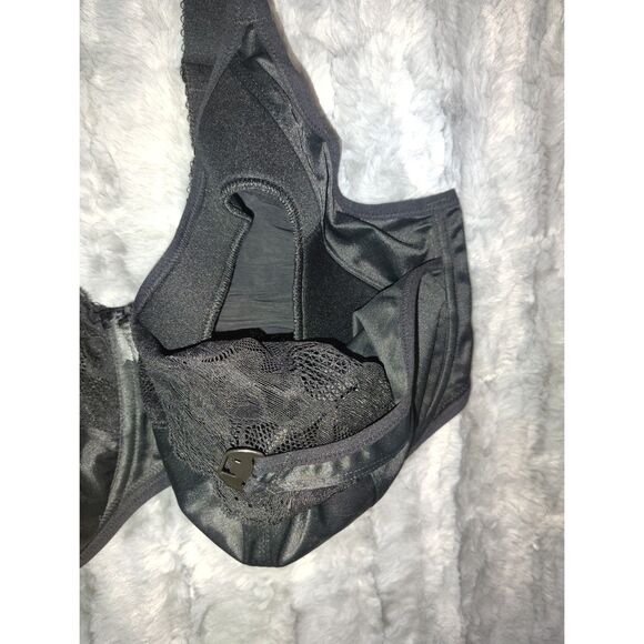 Elomi Molly Nursing Bra Size 40K Black Maternity EL4542BLK Plus Size Lingerie - Picture 5 of 6